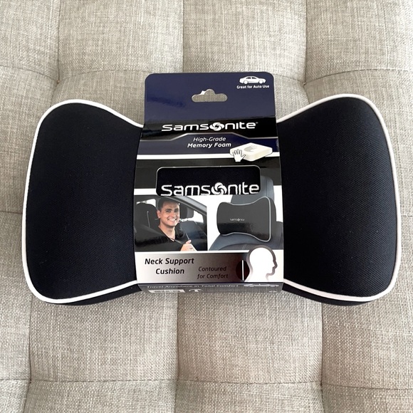 samsonite memory foam neck support cushion